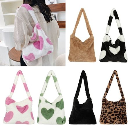 Fluffy Shoulder Bag Shopping Bag