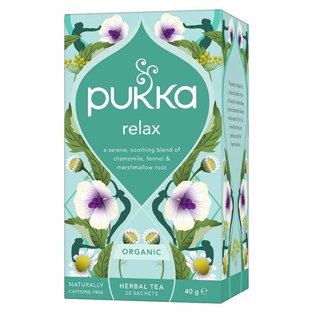 Pukka Relax Kamille og Fennikel te Ø 20 breve, Helse & Madvarer, Te, Kamillete