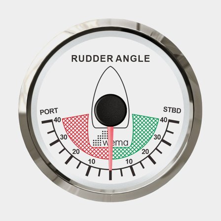 Roderlägesinstrument 0-910 ohm vit Silverline