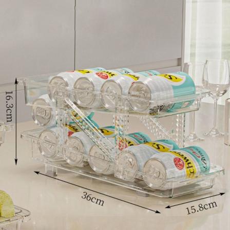 Brusboksdispenser Brusboksorganizer TRANSPARENT 1STK 1STK Transparent 1PC-1PC
