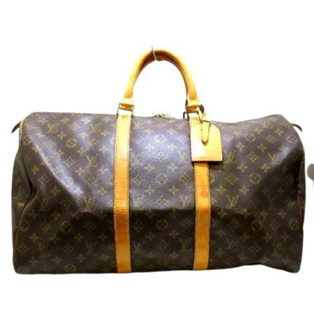 Louis Vuitton Vintage, Pre-owned Keepall Bag Bruin, Dames, Maat:ONE Size