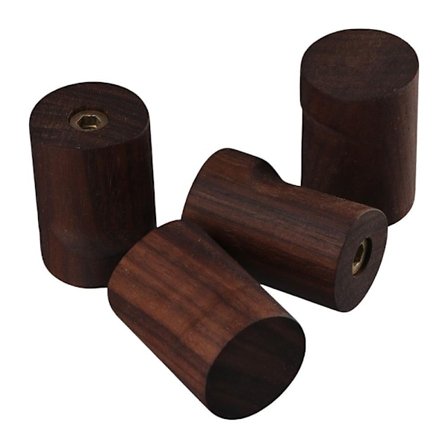 4 stk Naturlige Veggkroker Bøk Henger Valnøtt Tre Valnøtt Tre