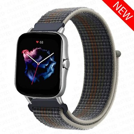 20 mm 22 mm watch för Amazfit Gts/2/2e/4/3/mini Gtr 4/2/3/ pro 47 mm Stratos 3 nylon Pulseira Correa Amazfit bipsband