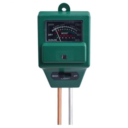 Jordens surhetsmätare (PH), jordfuktighetstest, ljusintensitet