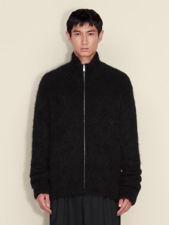 Holzweiler Atlantic Hairy Zip Cardigan - Black - Men's - XL