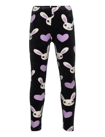 Leggings Velour Aop Leggingsit Monivärinen/Kuvioitu Lindex