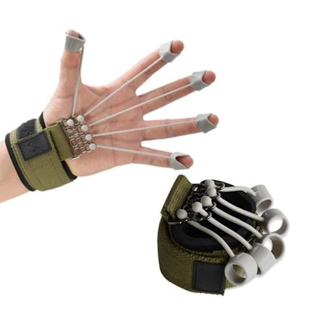 Finger- og Hånd Extensor Træner Træningsredskab med Modstandsbånd Styrker Finger Fleksion Extension Træning Styrker