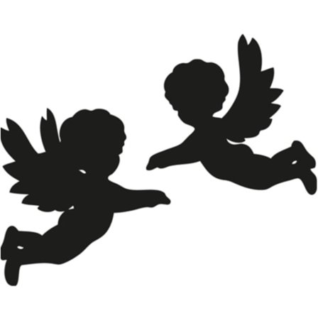 2 Enkeliseinätarraa