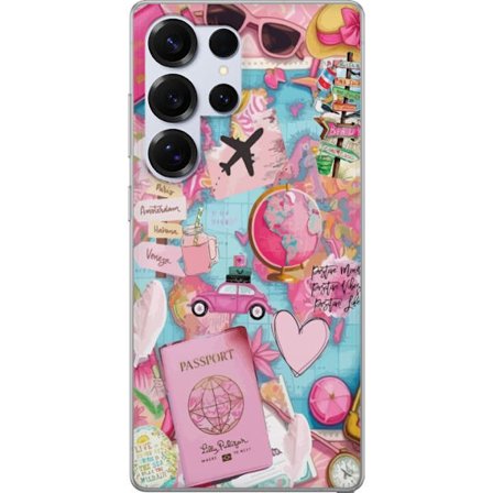 Yhteensopiva Puhelinkuori Samsung Galaxy S25 Ultra Travel Map