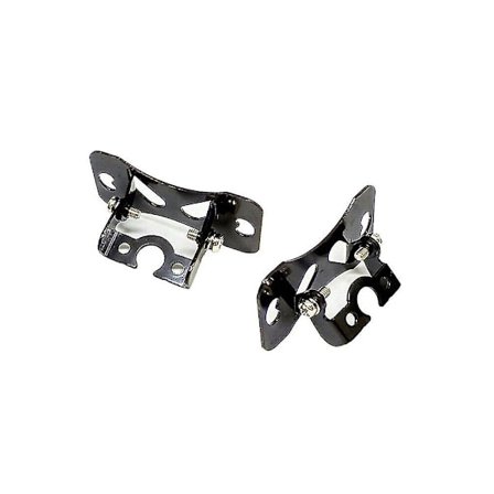 Bakkamera Beslag Beslag 1.57" Tilbehør Instrumentbræt Spejl Til Backup (sort) 2 stk)