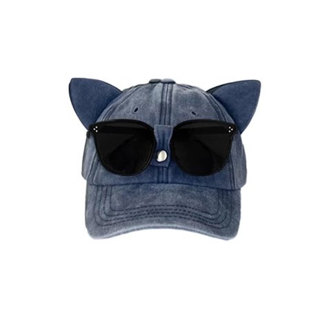 Korvat Pilot Baseball Caps Hip-hop Hattu NAVY BLUE