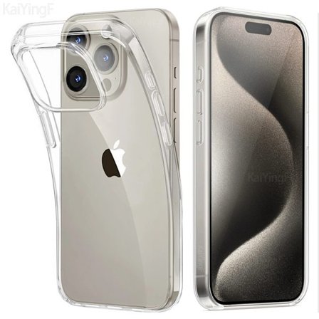 Lyxigt Transparent Skal För iPhone 16 15 11 12 13 14 Pro Max Mjuk TPU Silikon För iPhone XR XS Max 8 Plus Baksida Klar Skal