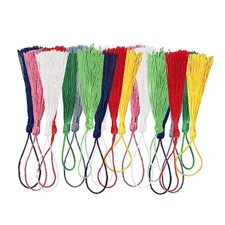 50-pack handgjorda tofsar mjuka hantverk DIY (slumpmässig färg)