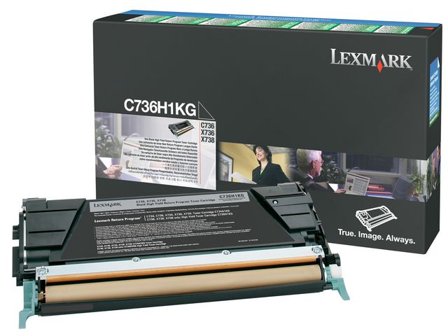 Lexmark Toner, hög kapacitet, svart, singelförpackning, C736H1KG - Lyreco - Toner och bläck > Tonerkassetter > Toner Lexmark