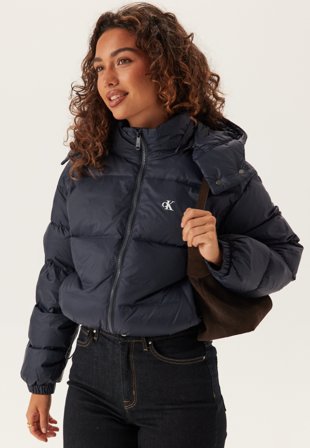 Calvin Klein Jeans - Essential Midweight Puffer Jacket - Vek Inkwell - Kläder - - Bubbleroom