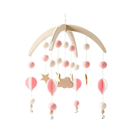 Sengeuro til tremmeseng, boheme-uro til tremmeseng, kønsneutral uro til børneværelset