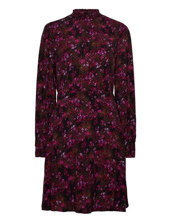 Slfclover Ls Short Dress B Red Selected