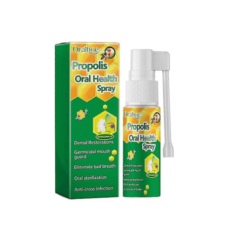 Propolis Munsprej för Blekning, Fräsch Andedräkt & Tandreparation - Naturlig, Enkel & Effektiv