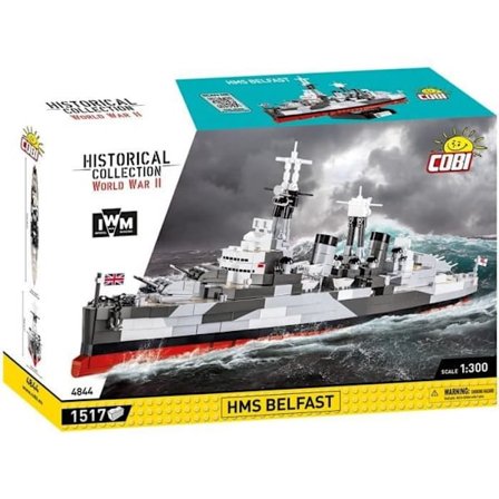 Modellsats - COBI - 4844 - HMS BELFAST - Plast - 1 st - För att montera själv