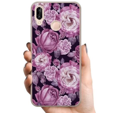 Huawei P20 lite TPU Mobilskal Blommor