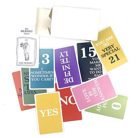 Eremit Tarot-beskeder Oracle Card Prophecy Divination Deck