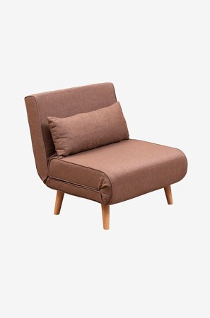 Hanah Home - Sovesofa 1-pers. Folde Single - Brun - Sovesofaer - Fra Homeroom