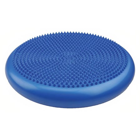 Puhallettava Wiggle Wobble -tyyny - Autismin aistivarusteet, halkaisija 35 cm - Tasapainotyyny lapsille, joilla on ADHD, pumppu EI SISÄLLY (sininen)