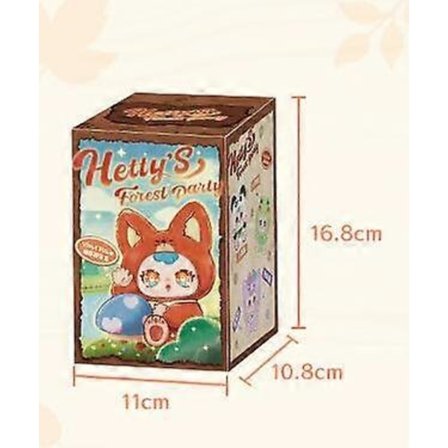 2025 Ny Ekte Hetty's Skogsfest Vinyldukke Med Spenne Blindboks Trendy Lek Håndlaget Kreativ Dekorasjon På Lager[YJD]