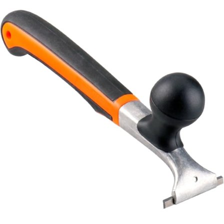 2,5" Premium Ergonomisk Karbidskrape for fjerning av lakk, maling, lim, harpiks, tørket lakk, beis, tetningsmasse og riper.