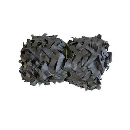 1 x Sort perforeret parasol 3 x 3 meter