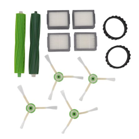 Reservedele til fejemaskine, børster, filtre, dækskaller til I7 Home Upgrade