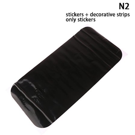 Svart Auto Bil Simulering Panorama soltak Sticker Takdekal