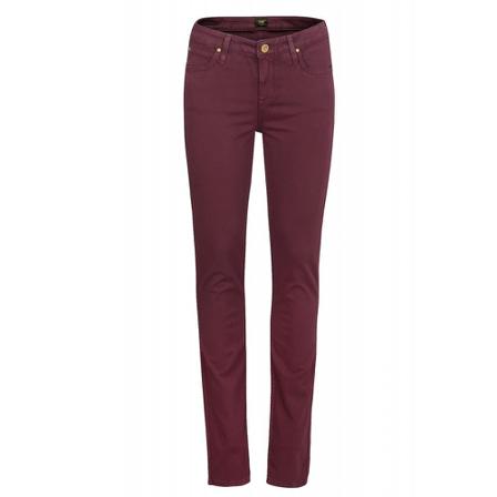 Lee Skinny Jeans , Rood , Dames , Maat: W26 L31
