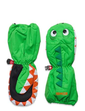Animal Fam Chi Mitt Accessories Gloves & Mittens Gloves Grønn Kombi*Betinget Tilbud