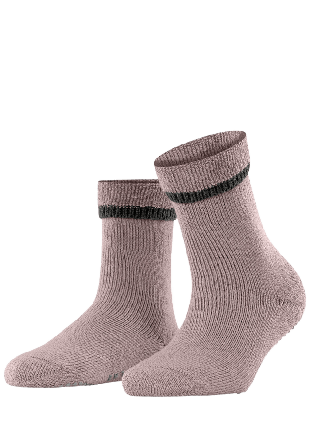 Falke Cuddle Pads House Socks Sockor Dam Rosa 35-38
