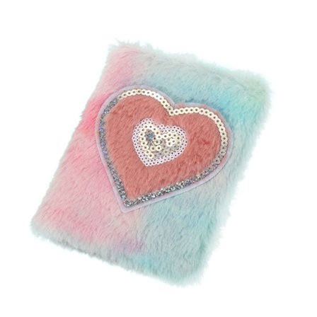 Unicorn Notebook Plysch Bok Hand Account Book Dagbok Bok