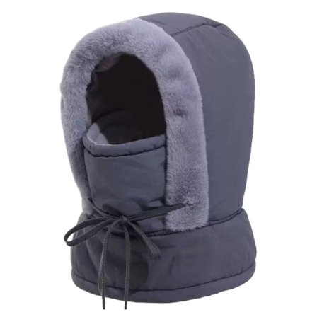 Vinterlue for kvinner | Tykk og forsterket snøbalaklava - Varm lue med ansiktsbeskyttelse og skjerf