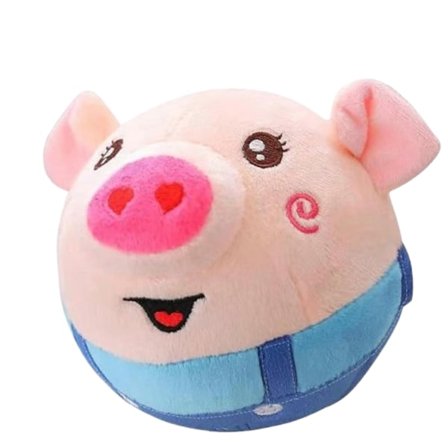 Aktivt Bevegelig Kjæledyr Plysj Leke Interaktiv Hundefoto Leke Snakkende Rist Rull Kjedelighet Leke Hoppende Gris Leke For Hund Vaskbar Tegneserie 