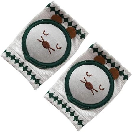 1 par baby knæbeskyttere til kravling, unisex baby kravlebeskyttere, skridsikre knæ, skridsikre bløde kravleknæ egnet til 0-36 måneder