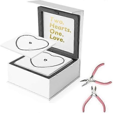 Permanent armbåndsett, evigvarende armbåndlaging, vennskapsarmbånd for par, DIY-låsarmbånd, smykkegave til Valentinsdagen, svart