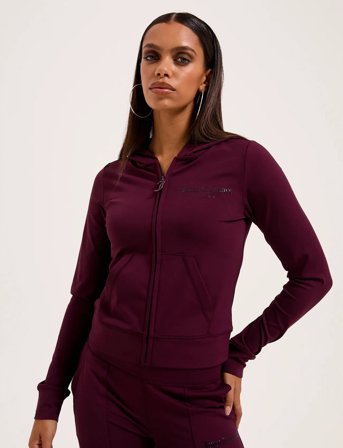Juicy Couture Activewear Ennis Hoodie - Burgundy - XS