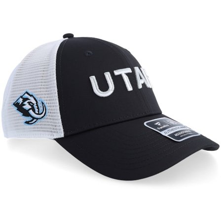 Fanatics - Sort trucker Kasket - Utah Mammoth Auth Pro A Mesh Black/White Trucker @ Hatstore