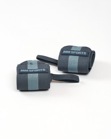 MM Sports Wrist Wraps Strong - Håndledsbind, sort