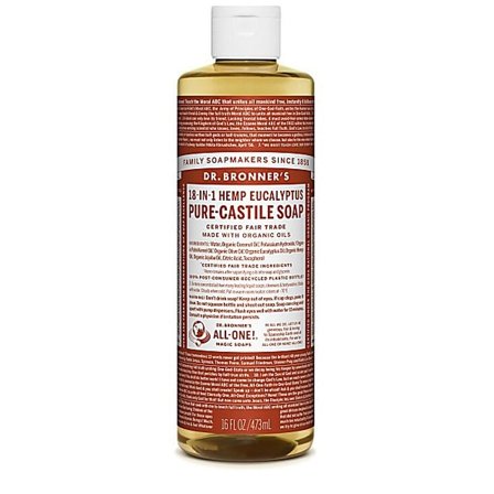 Dr. Bronner's Castile Soap Eucalyptus 473 ml, Skincare, Håndpleje, Håndsæbe