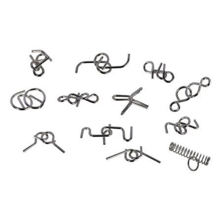 Metallpussel - Pussel - Tankespel / Hjärngympa 2-pack