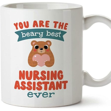 Lähihoitaja Muki Olet Parhain Karhu Hauska Lahja Kollegoille Keraaminen 330ml Muki