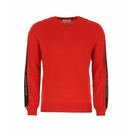 Alexander McQueen, Sweater Czerwony, Mężczyzna, Rozmiar: M