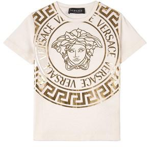 Kids - Versace White Medusa Print T-Shirt 4 years - Tops - 4 years - White