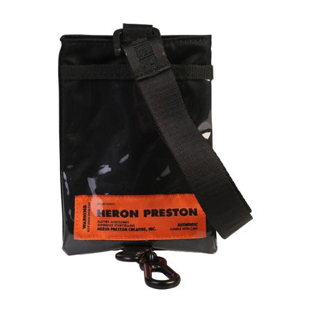 Heron Preston, keyring Zwart, Heren, Maat:ONE Size,Polyamide