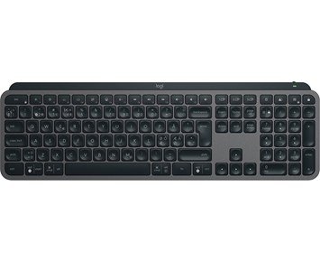 Logitech-MX Keys S - Graphite-Stabilt og trådløst tastatur med smartbelysning-Computer accessories-Tastaturer